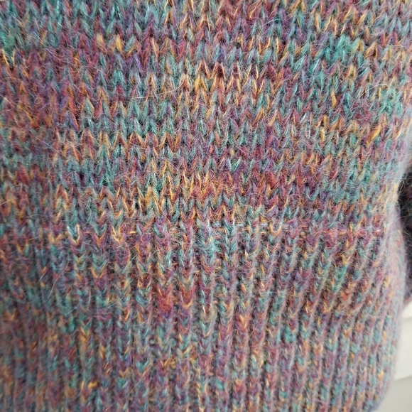 Zara ruffled mohair sweater knit flower - Picture 8 of 11